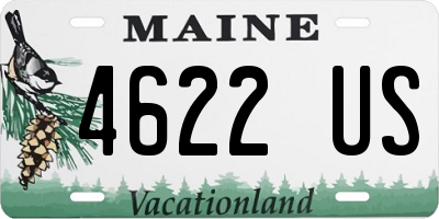 ME license plate 4622US