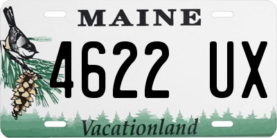ME license plate 4622UX