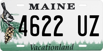 ME license plate 4622UZ