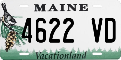 ME license plate 4622VD