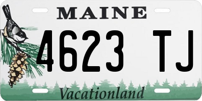 ME license plate 4623TJ