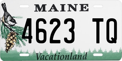 ME license plate 4623TQ
