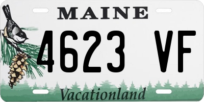 ME license plate 4623VF
