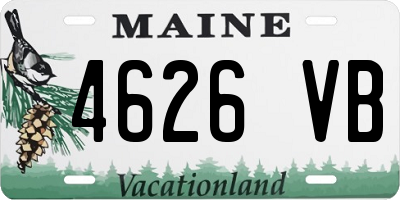 ME license plate 4626VB