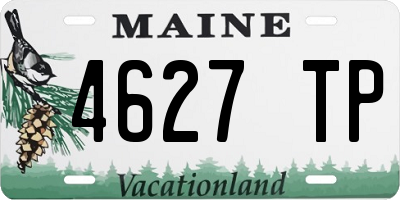 ME license plate 4627TP