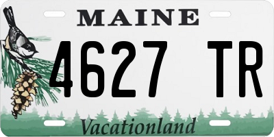 ME license plate 4627TR