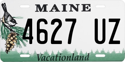 ME license plate 4627UZ