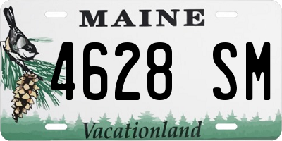 ME license plate 4628SM