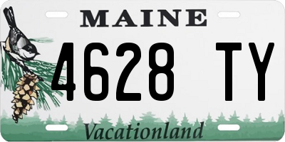 ME license plate 4628TY