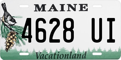 ME license plate 4628UI