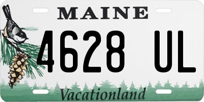 ME license plate 4628UL