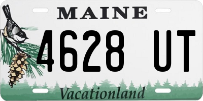 ME license plate 4628UT