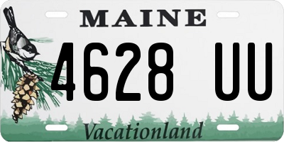 ME license plate 4628UU