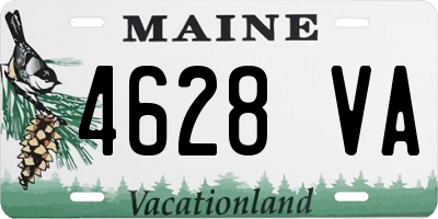 ME license plate 4628VA