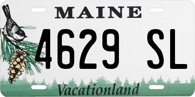 ME license plate 4629SL