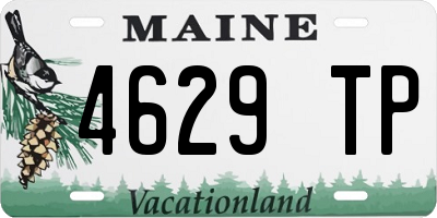 ME license plate 4629TP