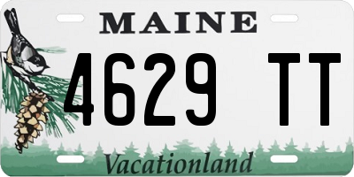 ME license plate 4629TT