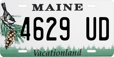 ME license plate 4629UD