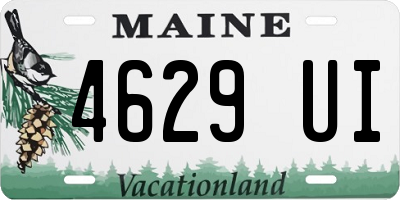ME license plate 4629UI