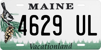 ME license plate 4629UL