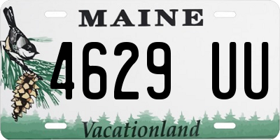 ME license plate 4629UU