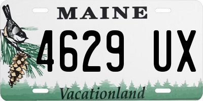 ME license plate 4629UX