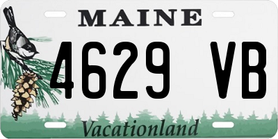 ME license plate 4629VB