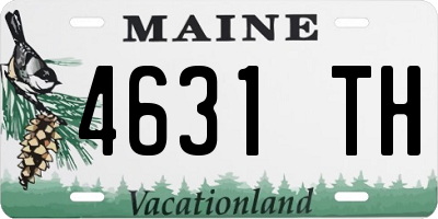ME license plate 4631TH