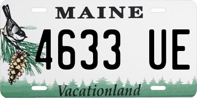 ME license plate 4633UE