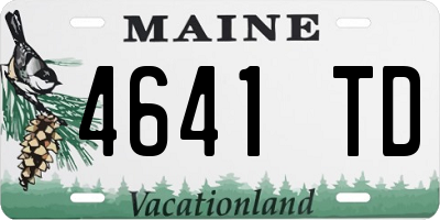 ME license plate 4641TD