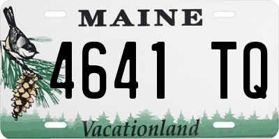 ME license plate 4641TQ