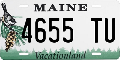 ME license plate 4655TU