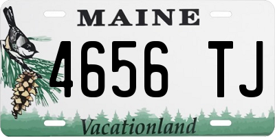 ME license plate 4656TJ