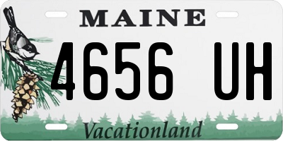 ME license plate 4656UH