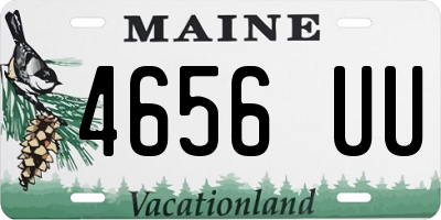 ME license plate 4656UU