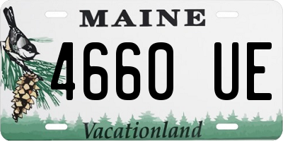 ME license plate 4660UE