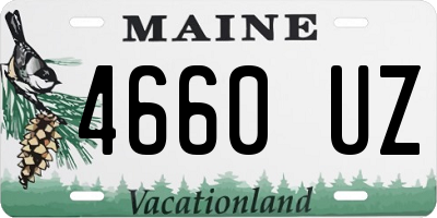 ME license plate 4660UZ