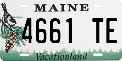 ME license plate 4661TE
