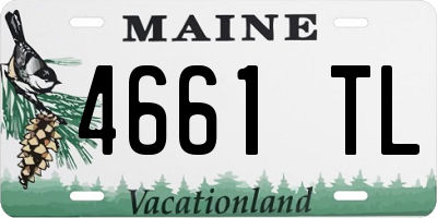 ME license plate 4661TL