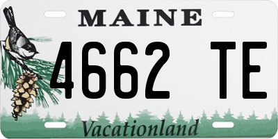 ME license plate 4662TE