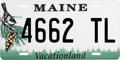 ME license plate 4662TL