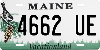 ME license plate 4662UE