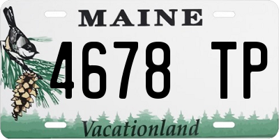 ME license plate 4678TP