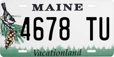 ME license plate 4678TU