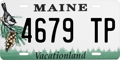 ME license plate 4679TP