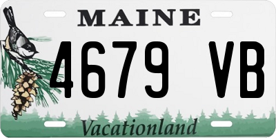 ME license plate 4679VB