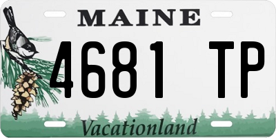ME license plate 4681TP