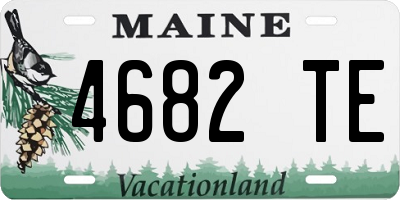 ME license plate 4682TE