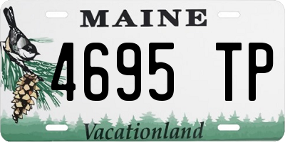 ME license plate 4695TP
