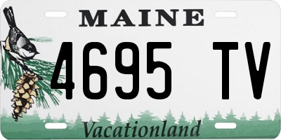 ME license plate 4695TV